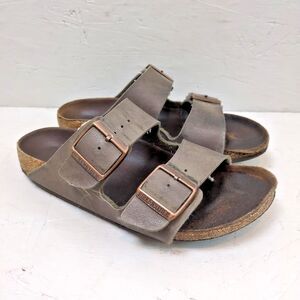 Birkenstock Arizona Brown leather sandals 6 / 37 Worn Out Slip On